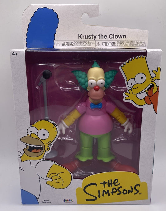 Jakks - The Simpsons 5 inch Action Figure Krusty the Clown ~NEW