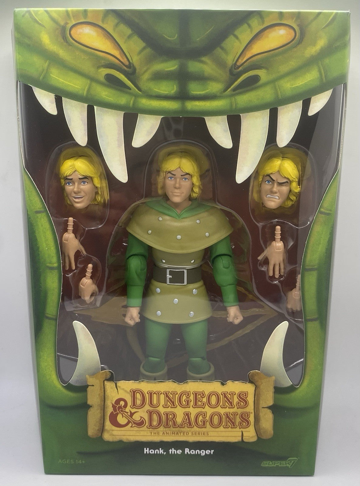 Super7 Dungeons & Dragons Animated Series ULTIMATES! ~ Hank The Ranger ~ NEW