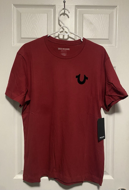 Red Dahlia True Religion cotton T-shirt size: Large #true religion