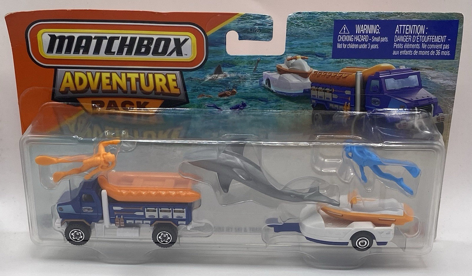 Lot Of 2 Matchbox Aventure: (RAPIDS RESCUE & HAZARD SQUAD)