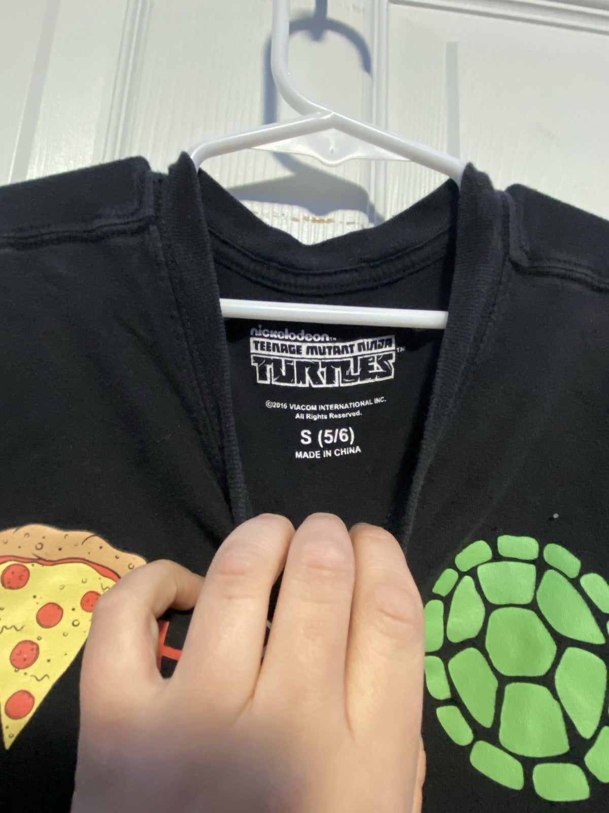 Black Ninja Turtles tee size: small (5/6)  