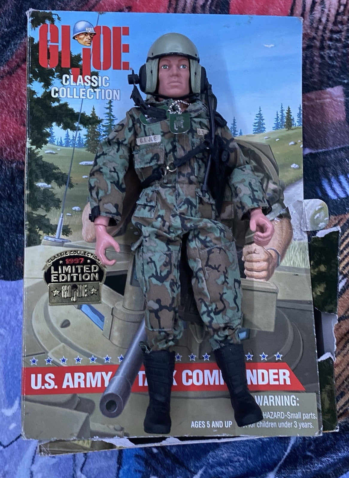 1996 GIJOE CLASSIC COLLECTION U.S. ARMY TANK COMMANDER / 2001 GIJOE FIREFIGHTER