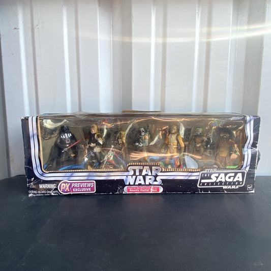 Star Wars The Saga Collection Bounty Hunter Pack PX Previews Exclusive 2005 NEW
