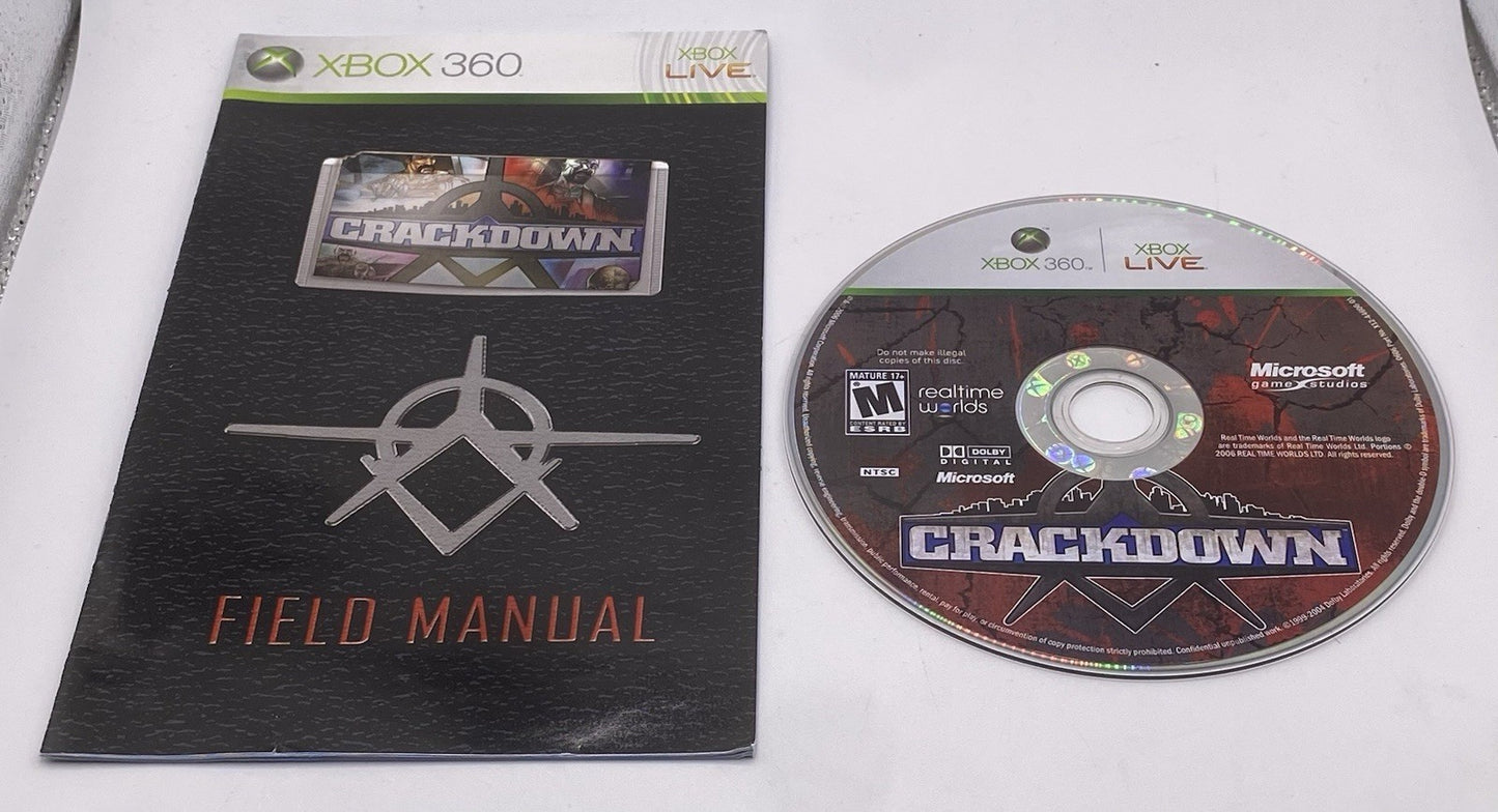 Crackdown (Microsoft Xbox 360, 2007)(tested)