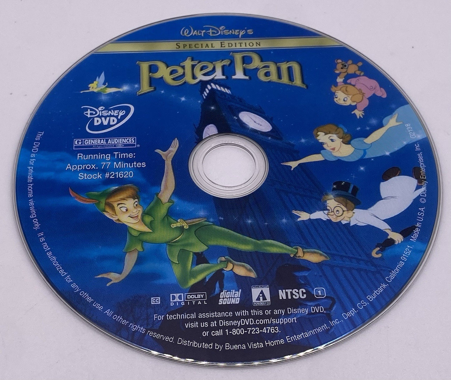 Peter Pan (DVD, 2002, Special Edition)
