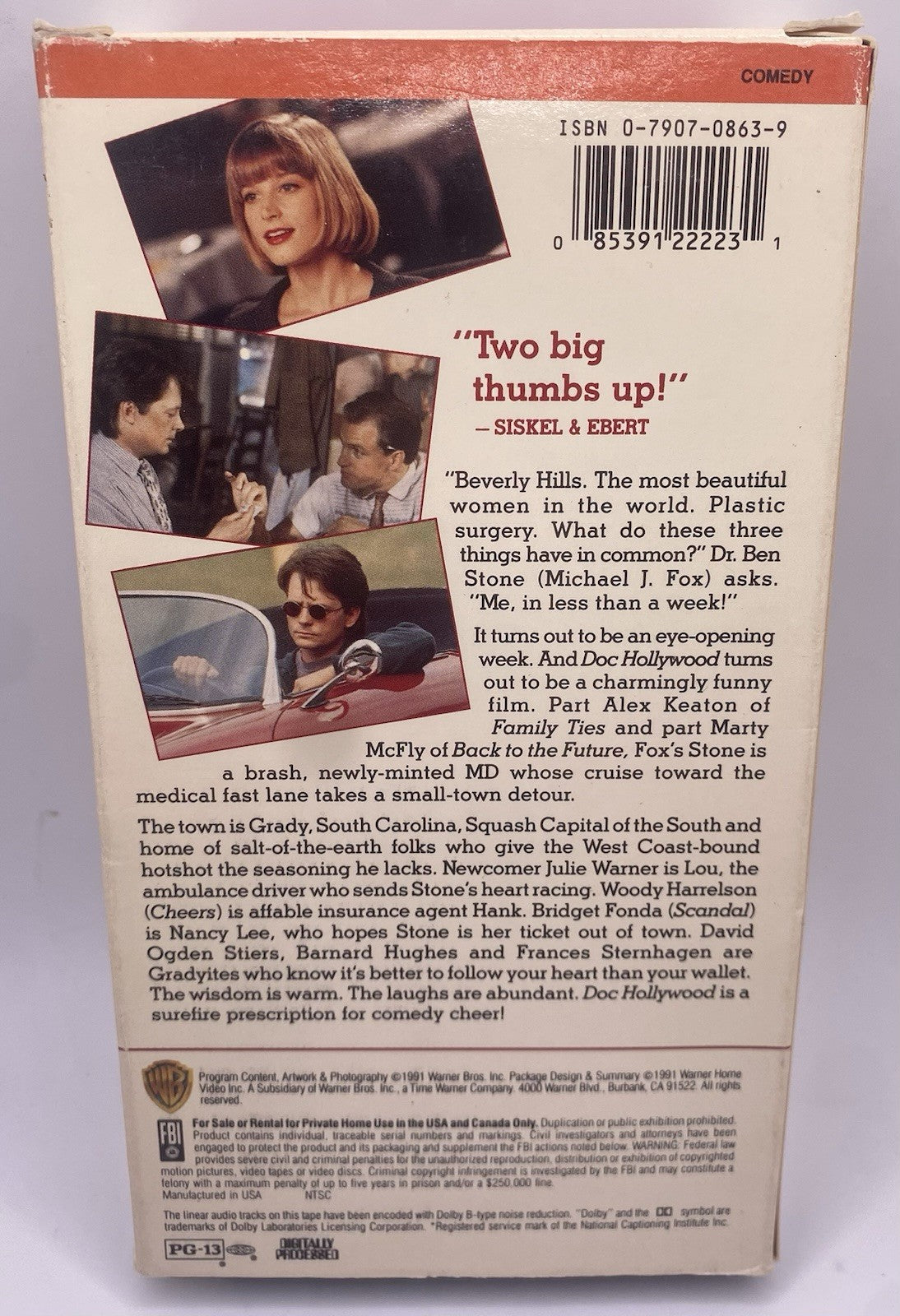 Doc Hollywood (VHS, 1991) TESTED!