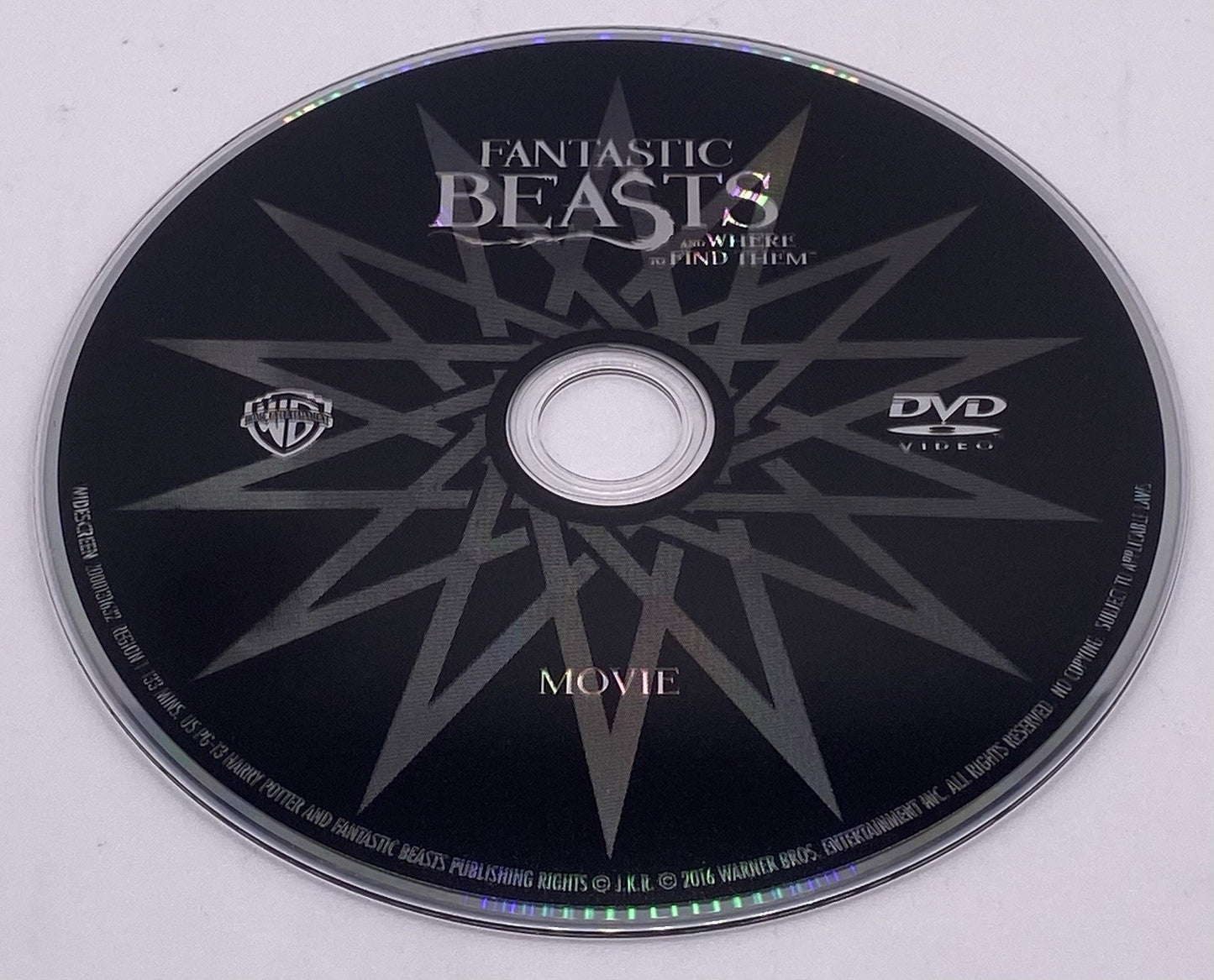 BUNDLE PACK Fantastic Beasts and Where to Find Them (DVD) & HARDCOVER BOOK!