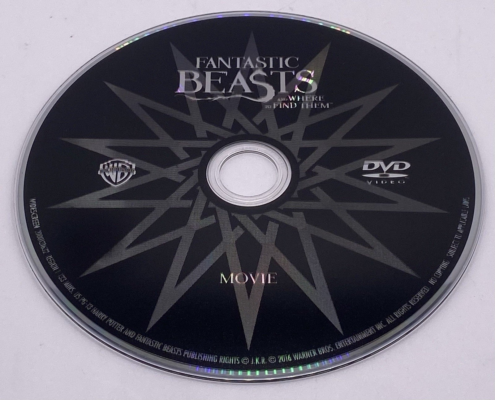 BUNDLE PACK Fantastic Beasts and Where to Find Them (DVD) & HARDCOVER BOOK!