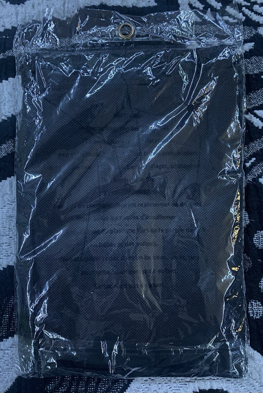 NEW Essentials Drawstring Laundry Bag Sack Drawstring Nonwoven Black - 28 x 12.5