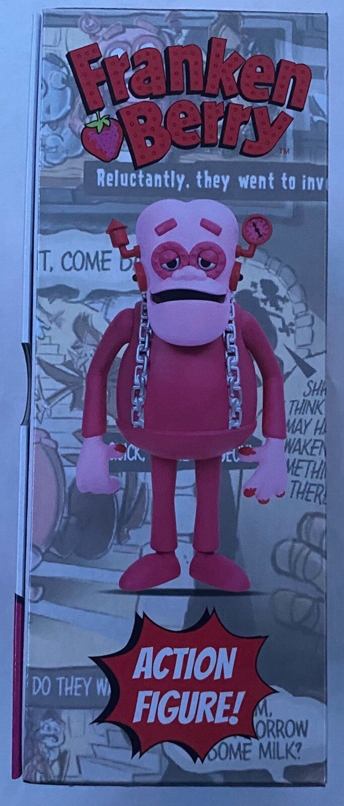 Jada Toys 6 Inch General Mills Franken Berry Action Figure - Pink