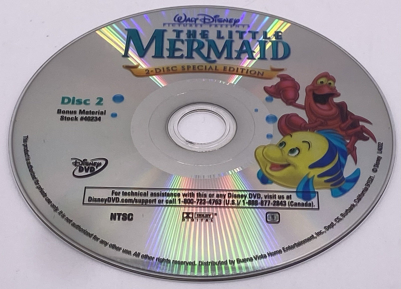 The Little Mermaid (DVD, 2006, 2-Disc Set, Platinum Edition)