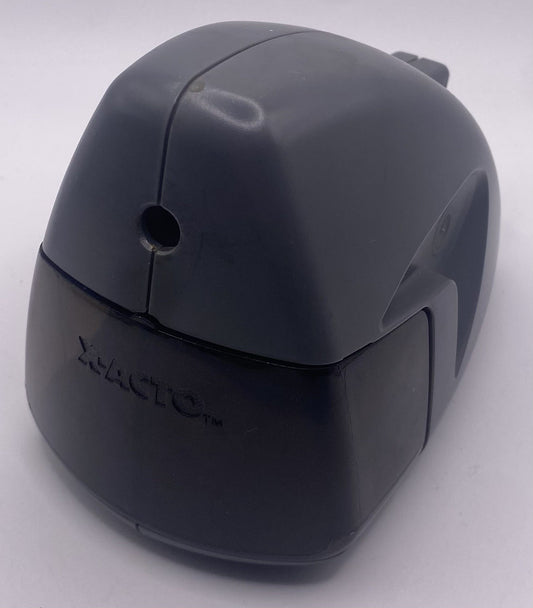 X-acto Mighty Mite Pencil Electric Sharpener Gray (TESTED) It Works Great