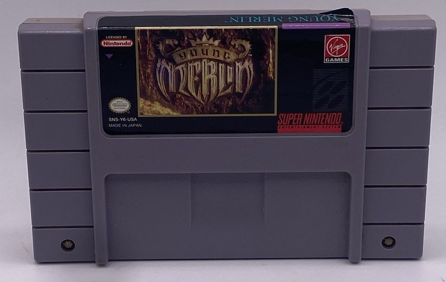 Young Merlin (Super Nintendo Entertainment System, 1994) ONLY CARTRIDGE / Tested