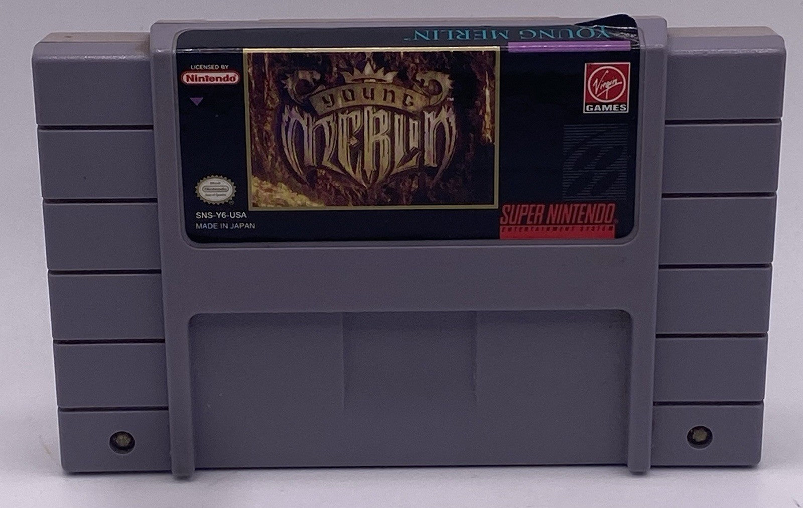 Young Merlin (Super Nintendo Entertainment System, 1994) ONLY CARTRIDGE / Tested