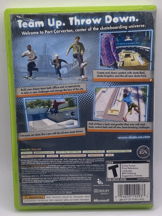 Skate 3 (Xbox 360, 2010)(tested)