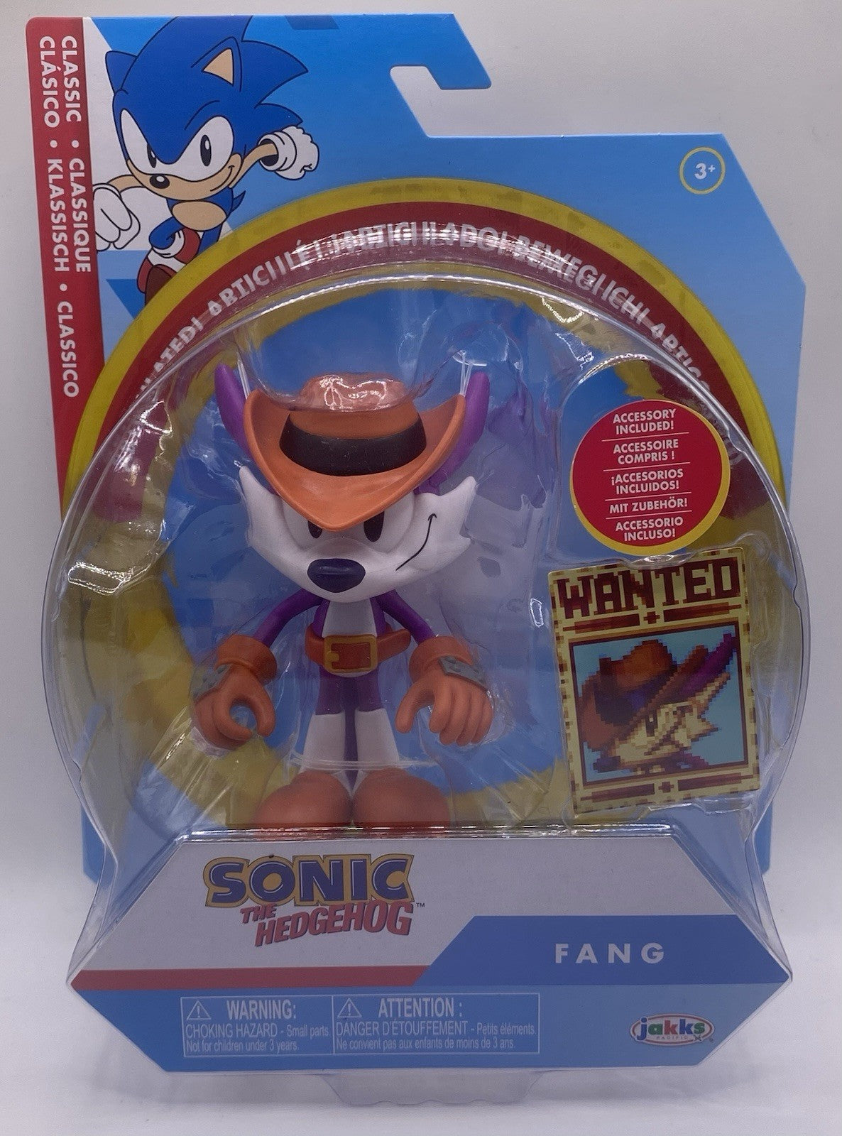 Lot Of 3 Sonic The Headhog Jakks Pacific Figures: Sonic, Dr.Eggman, Fang