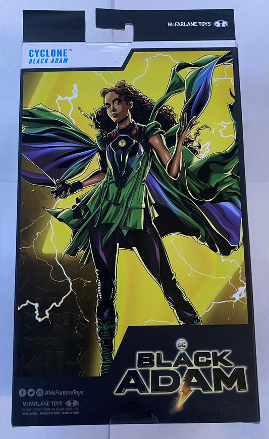 DC Multiverse Black Adam Movie Cyclone McFarlane Toys 7in Figure NIB