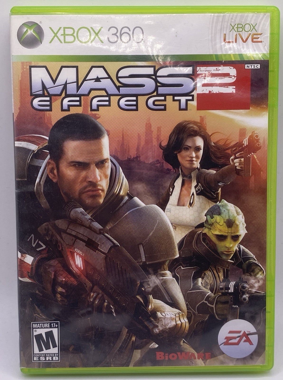 BUNDLE PACK OF 2 Xbox 360 MASS EFFECT 1&2 (TESTED!)
