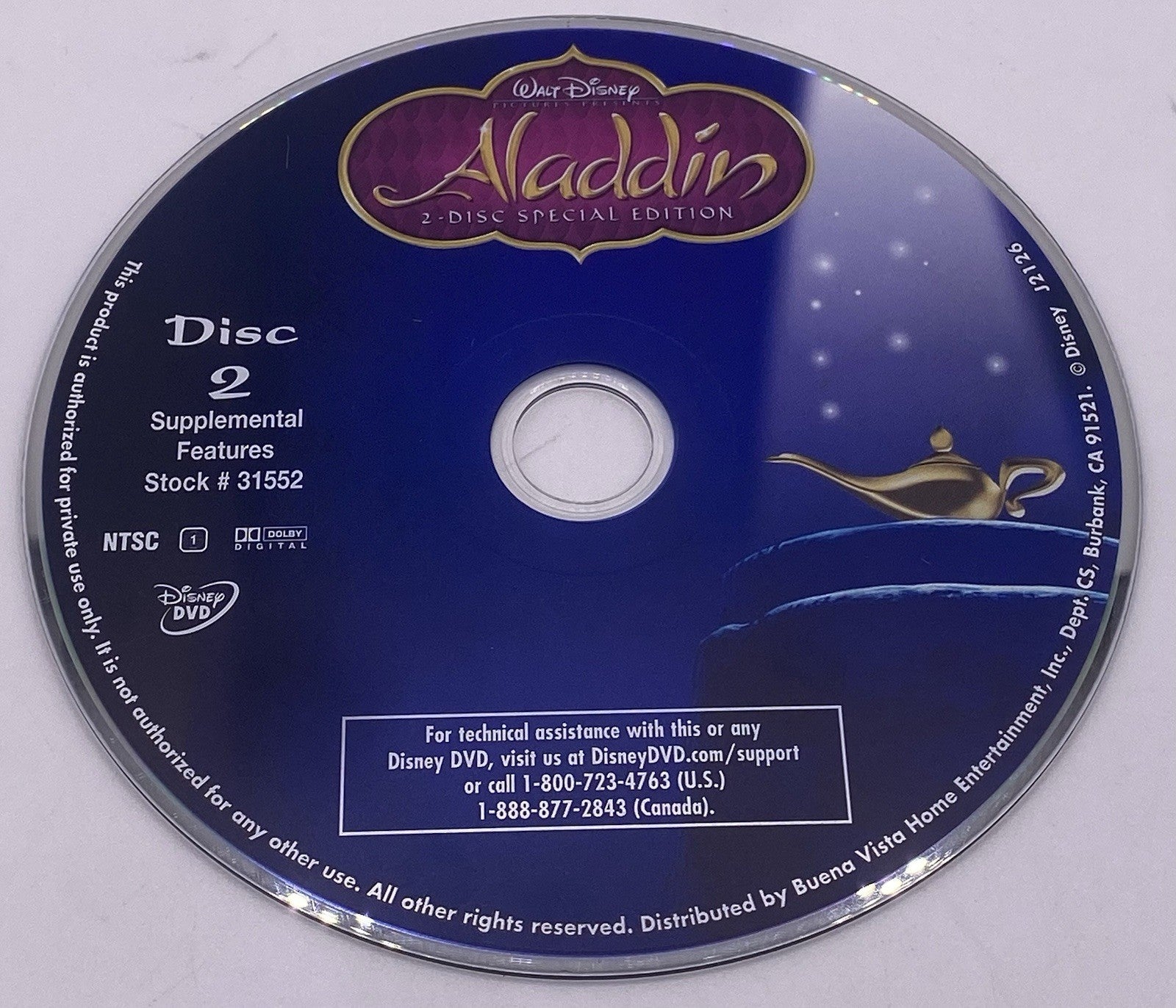 Aladdin (DVD, 1992)