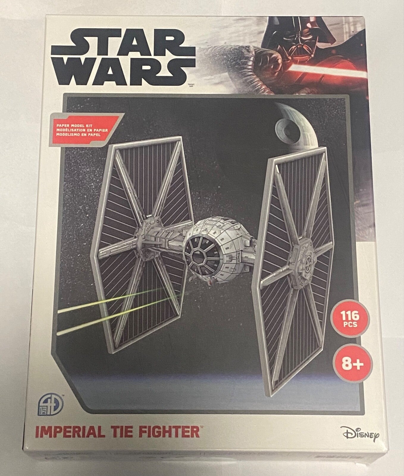 Star Wars Imperial Tie Fighter Paper Model Kit - 116 Pieces #019
