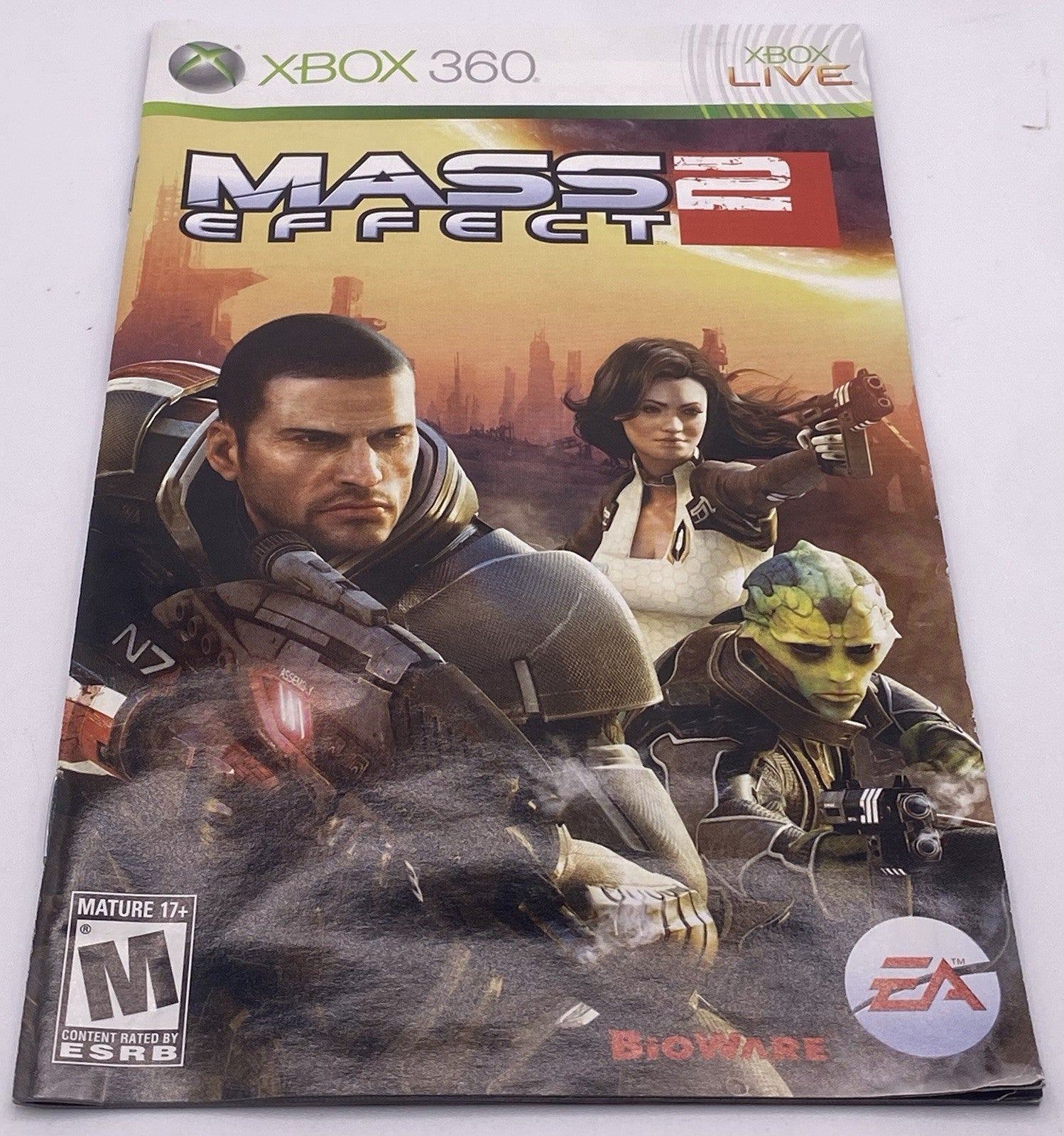 BUNDLE PACK OF 2 Xbox 360 MASS EFFECT 1&2 (TESTED!)