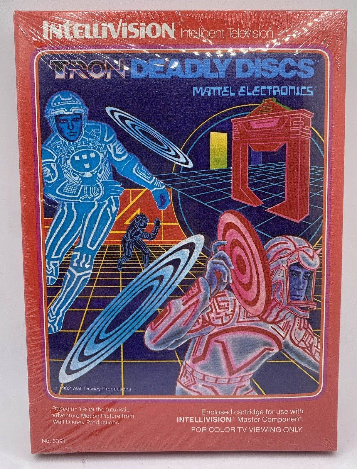 Tron Deadly Discs (Intellivision, 1982) NEW SEALED!