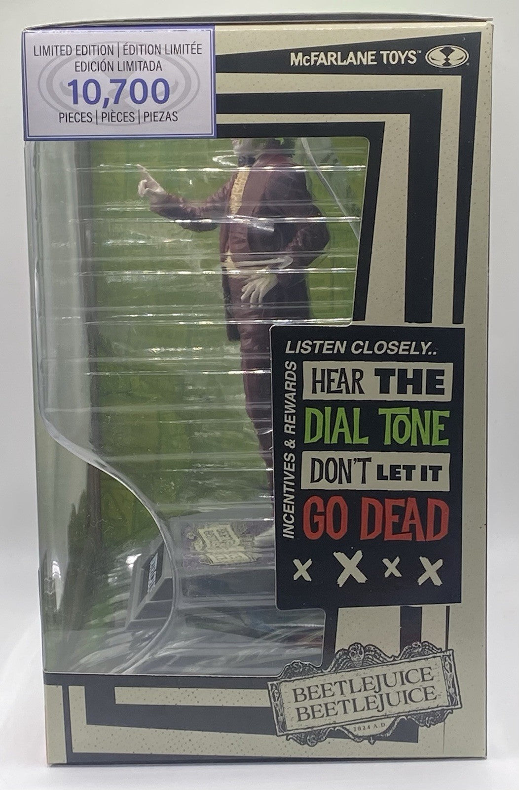 McFarlane Movie Maniacs Beetlejuice 2 Beetlejuice 2 6in Posed NEW!