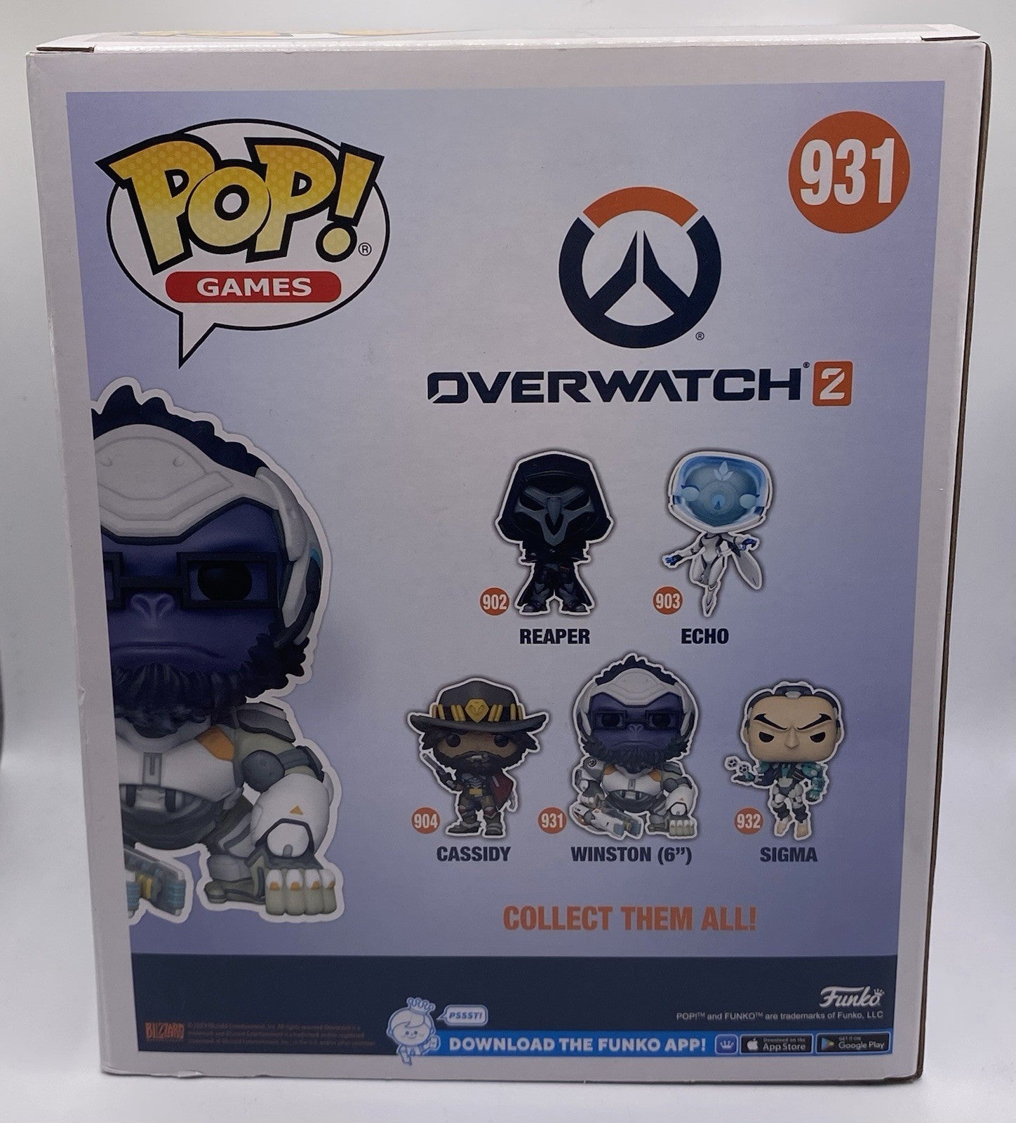 Funko Pop! Vinyl Super 6 in: Overwatch 2 - Winston #931
