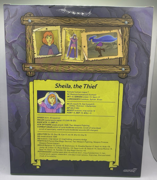 Super 7 Dungeons and Dragons D&D SDCC Ultimates Sheila, the Thief Invisibility