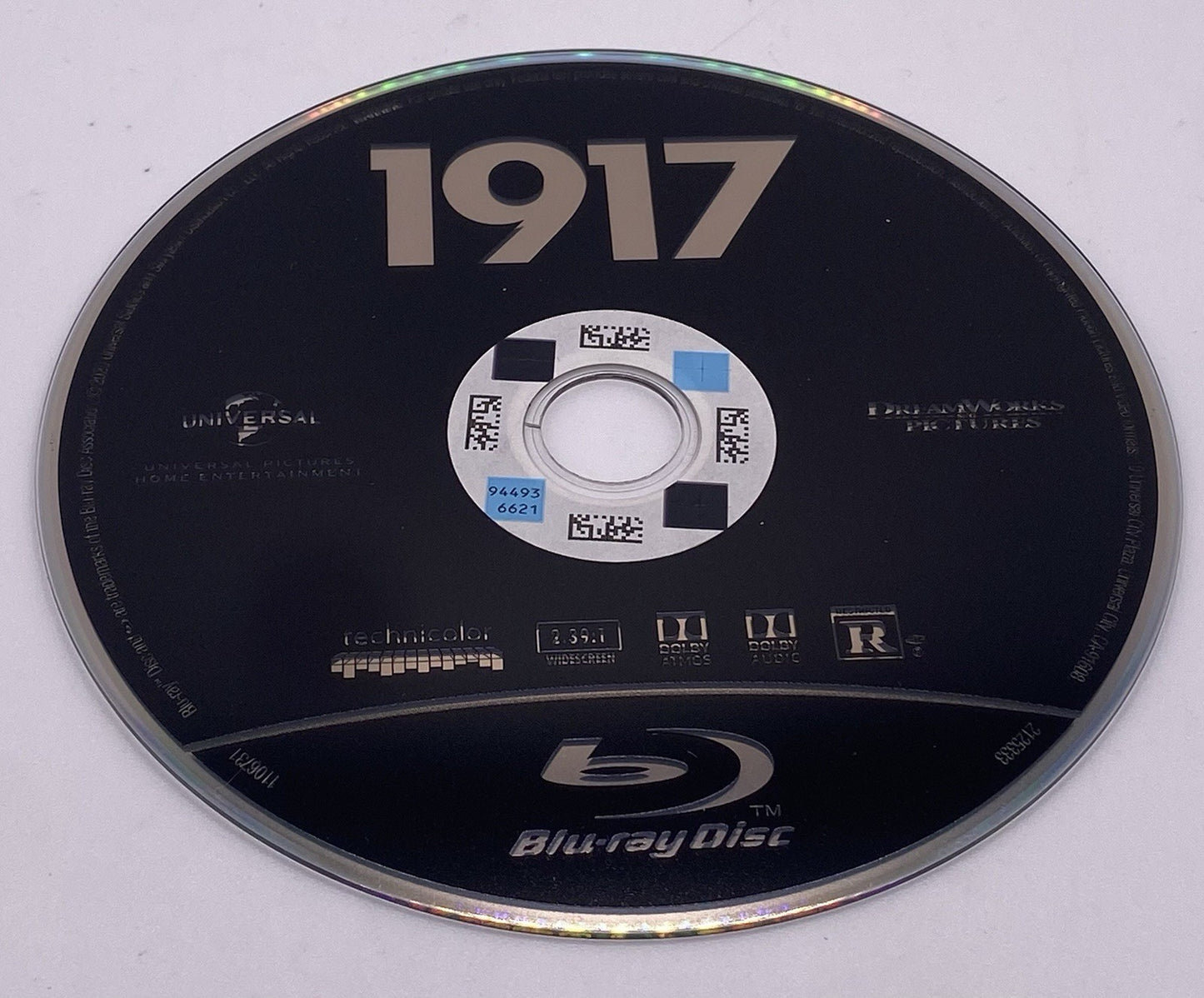 1917 Blu-ray George MacKay Disc Only