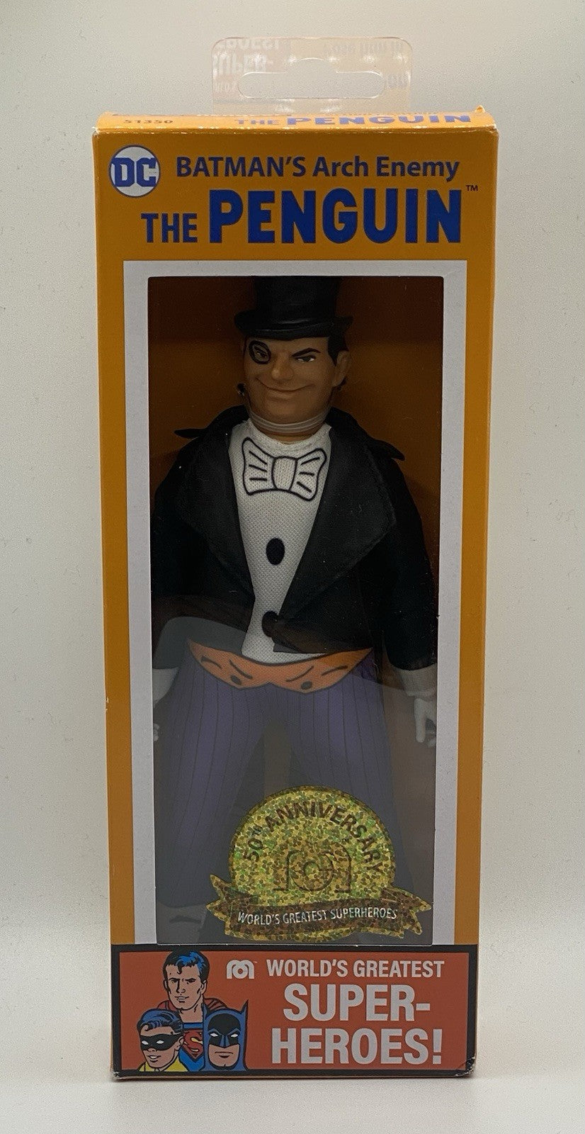 Mego Penguin 8" Figure 50th Anniversary DC Comics World's Greatest Super Heroes