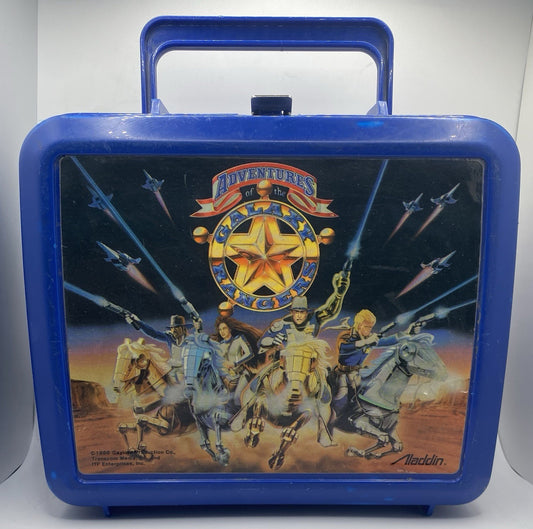 Vintage1986 Aladdin Adventures of Galaxy Rangers PlasticLunchBoxMISSING THERMAL