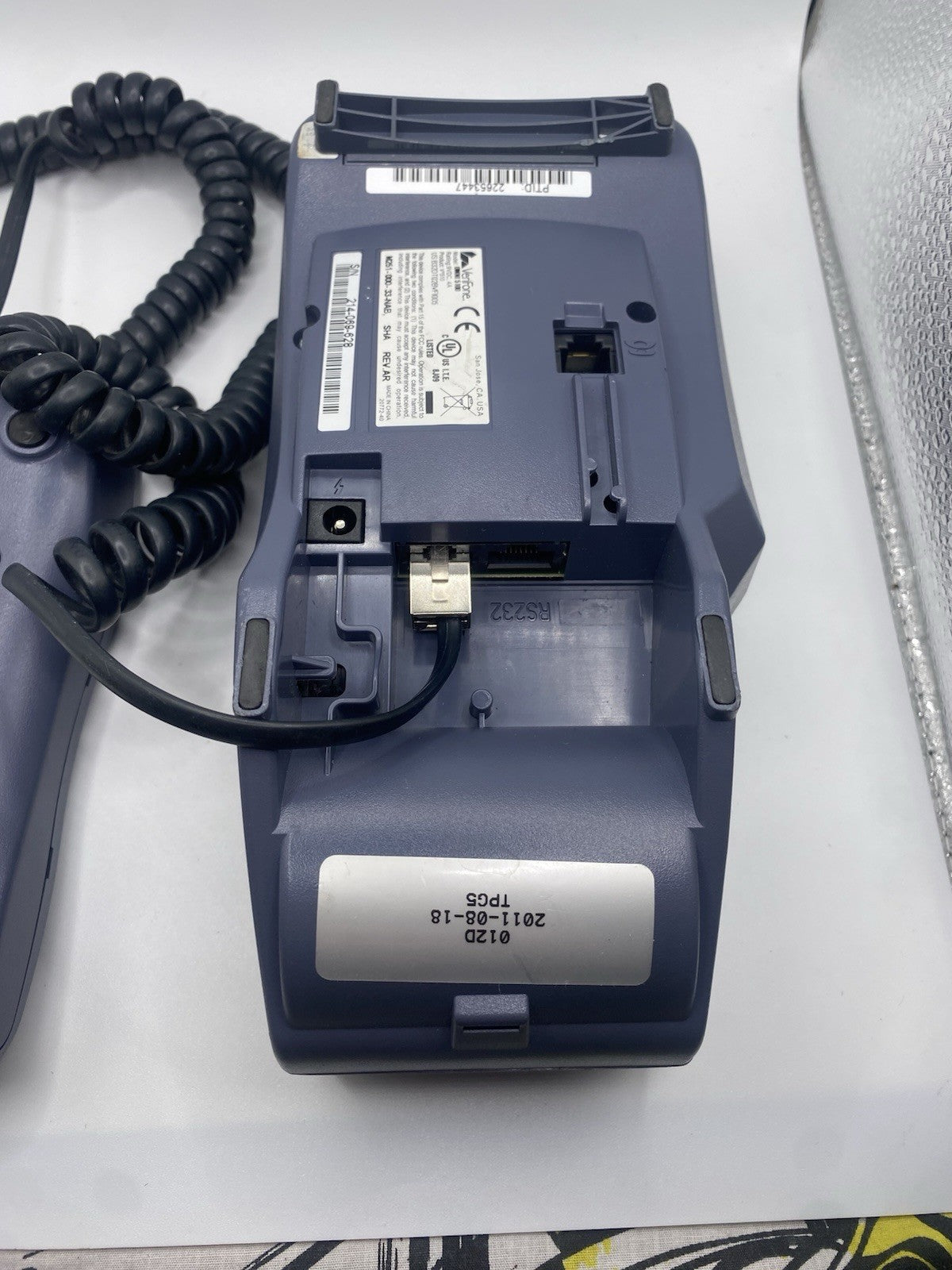 Verifone Omni 5100 3meg Dial Credit Card Terminal Just Missing Power Cable