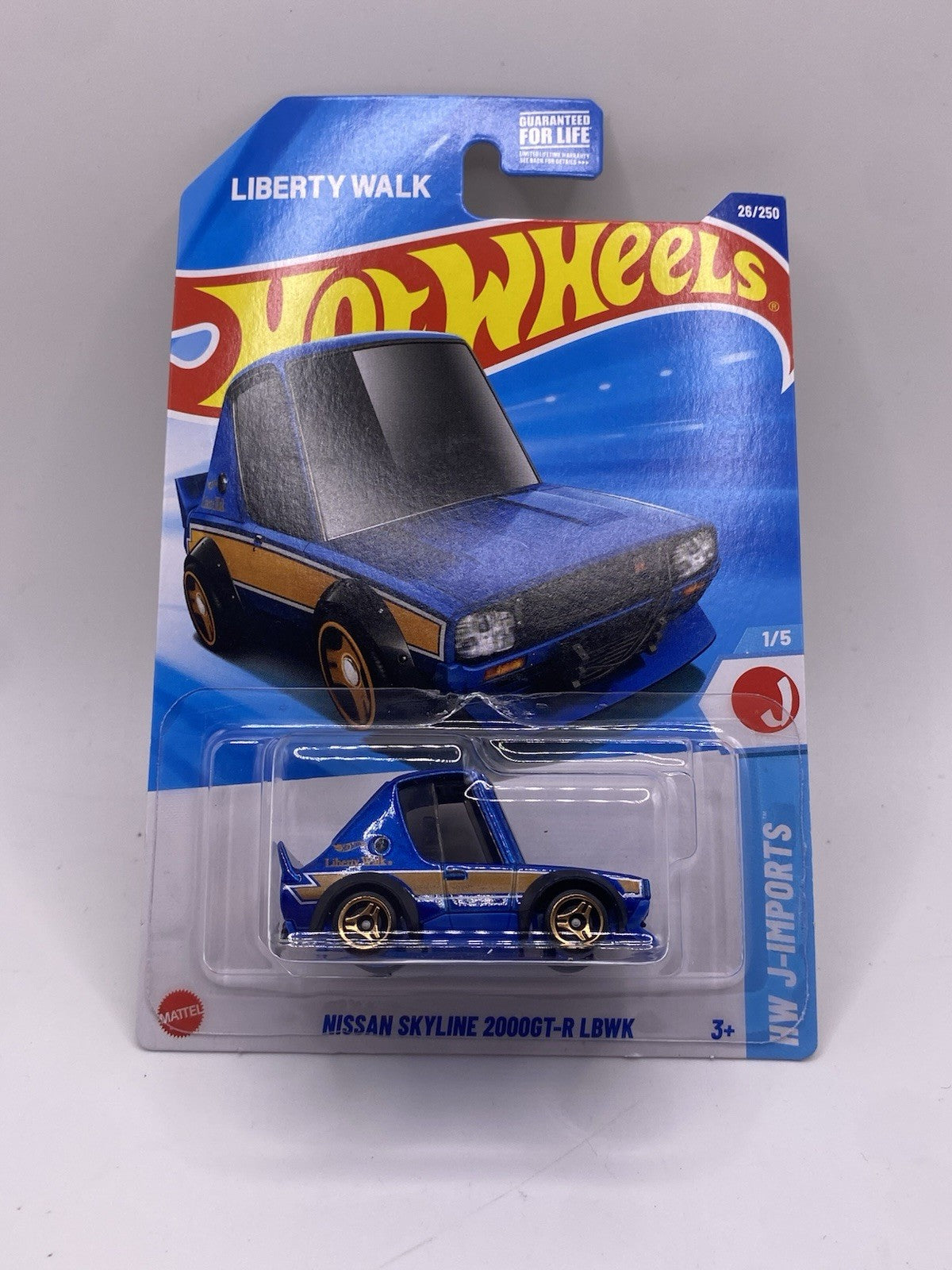 2025 HOT WHEELS Nissan  SKYLINE 2000GT-R LBWK TOONED - Dark Blue