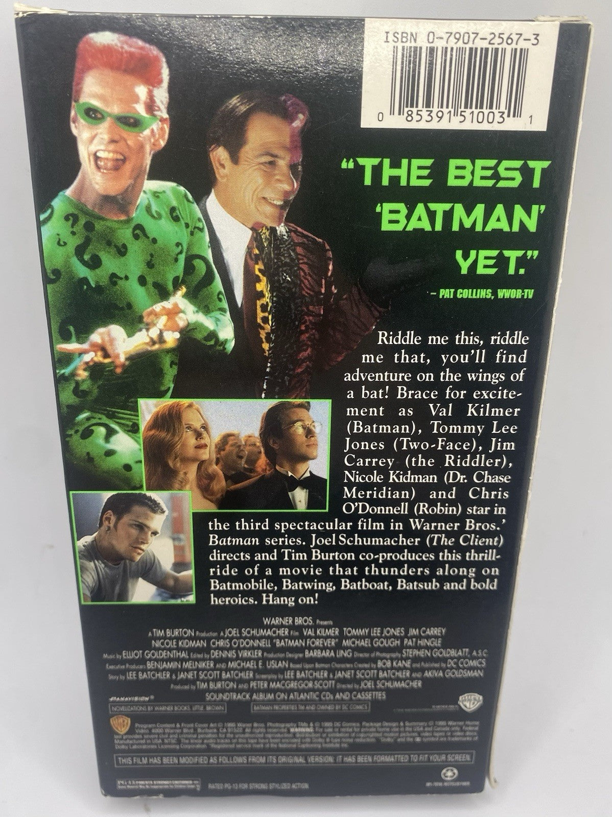 Batman Forever (VHS, 2000) TESTED !