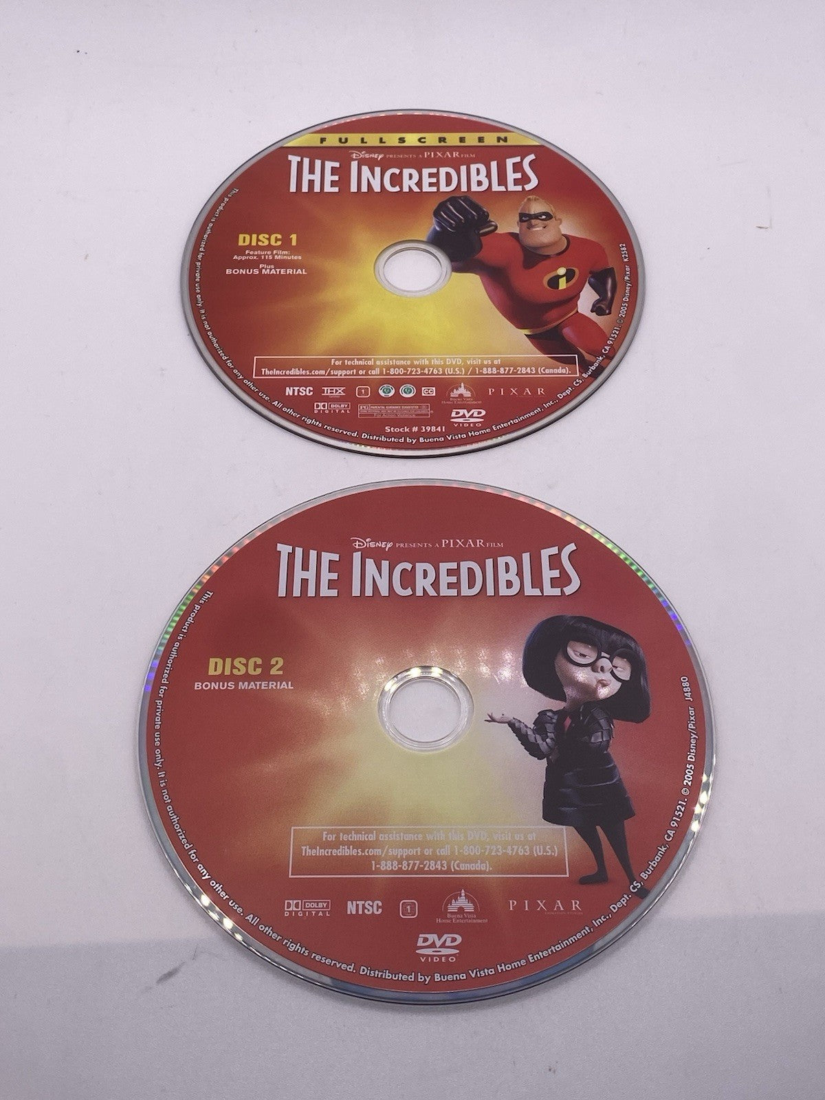 The Incredibles (DVD, 2004)
