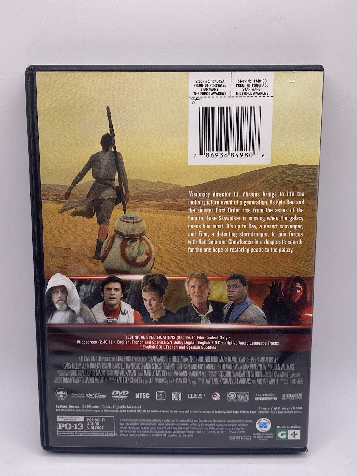 Star Wars Bundle Pack: The Force Awakens & The Last Jedi DVD