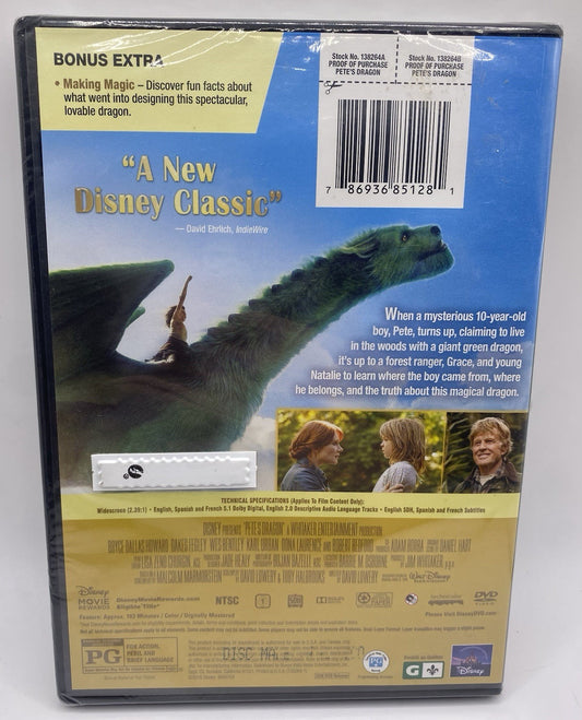 Pete's Dragon (DVD, 2016) Brand New Sealed !
