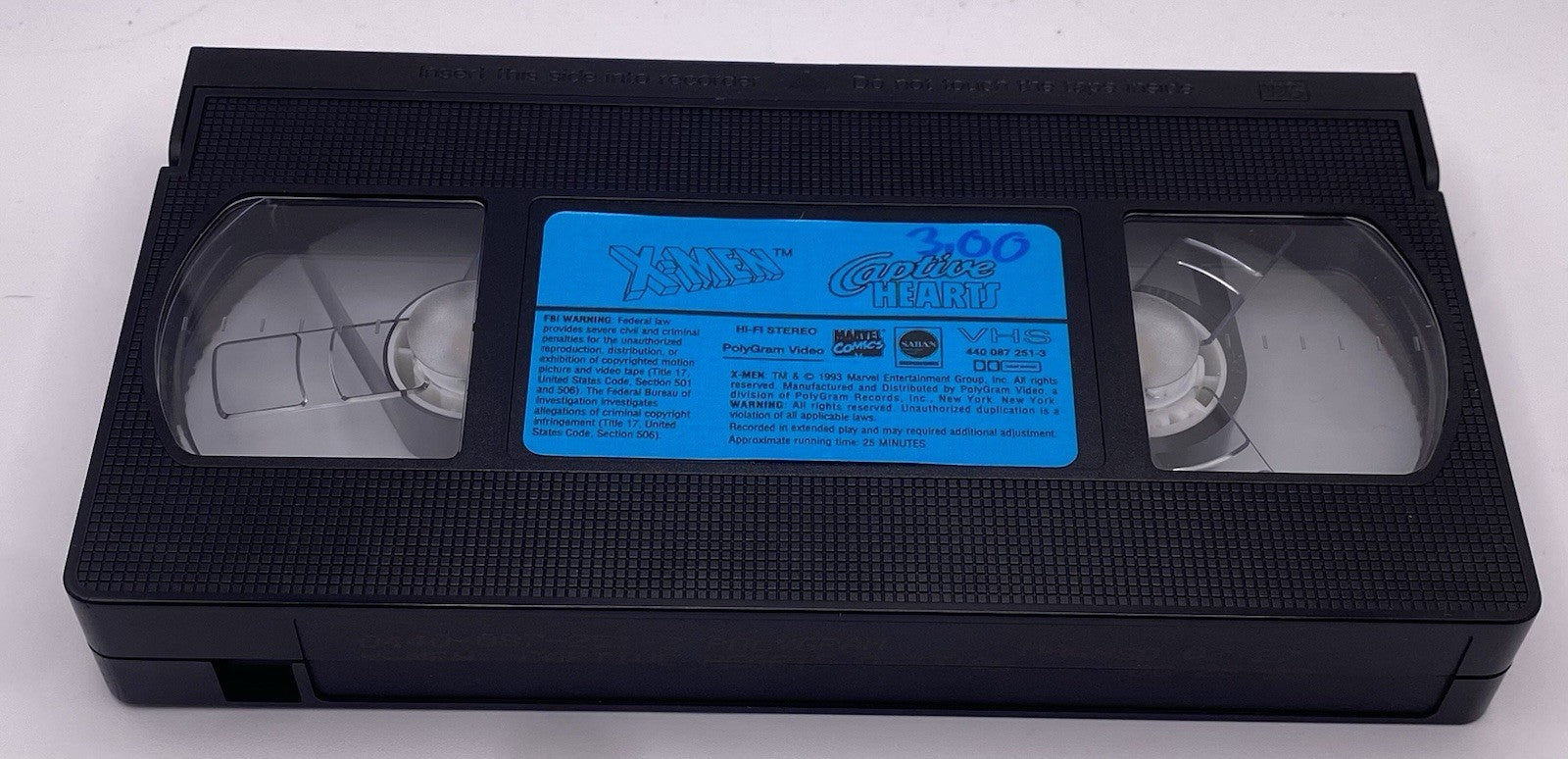 X-Men - Captive Hearts (VHS, 1993) Tested !