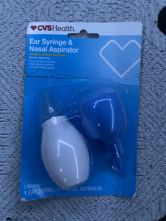 CVS Health Ear Syringe and Nasal Aspirator- New
