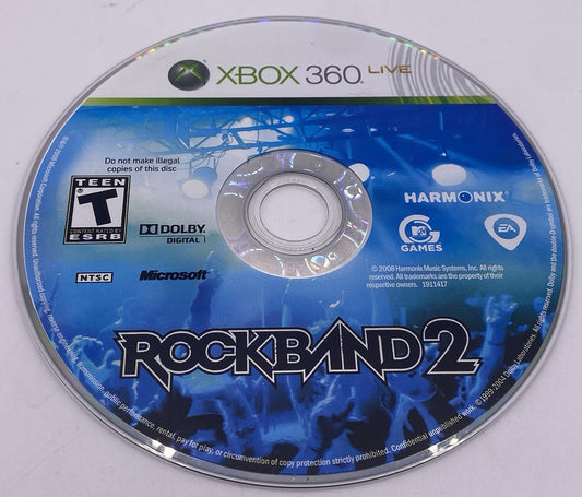 Rock Band 2 (Microsoft Xbox 360) - Disc Only (tested)