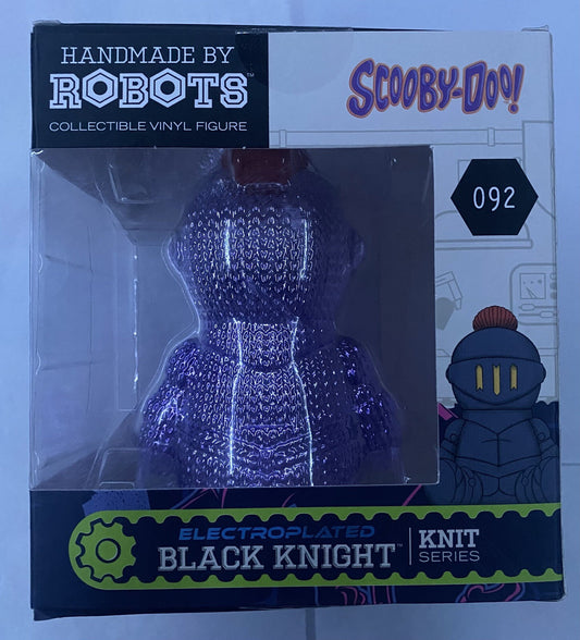 Handmade by Robots scooby-doo Electroplated Black Knight Vinyl Figure #092 MIB
