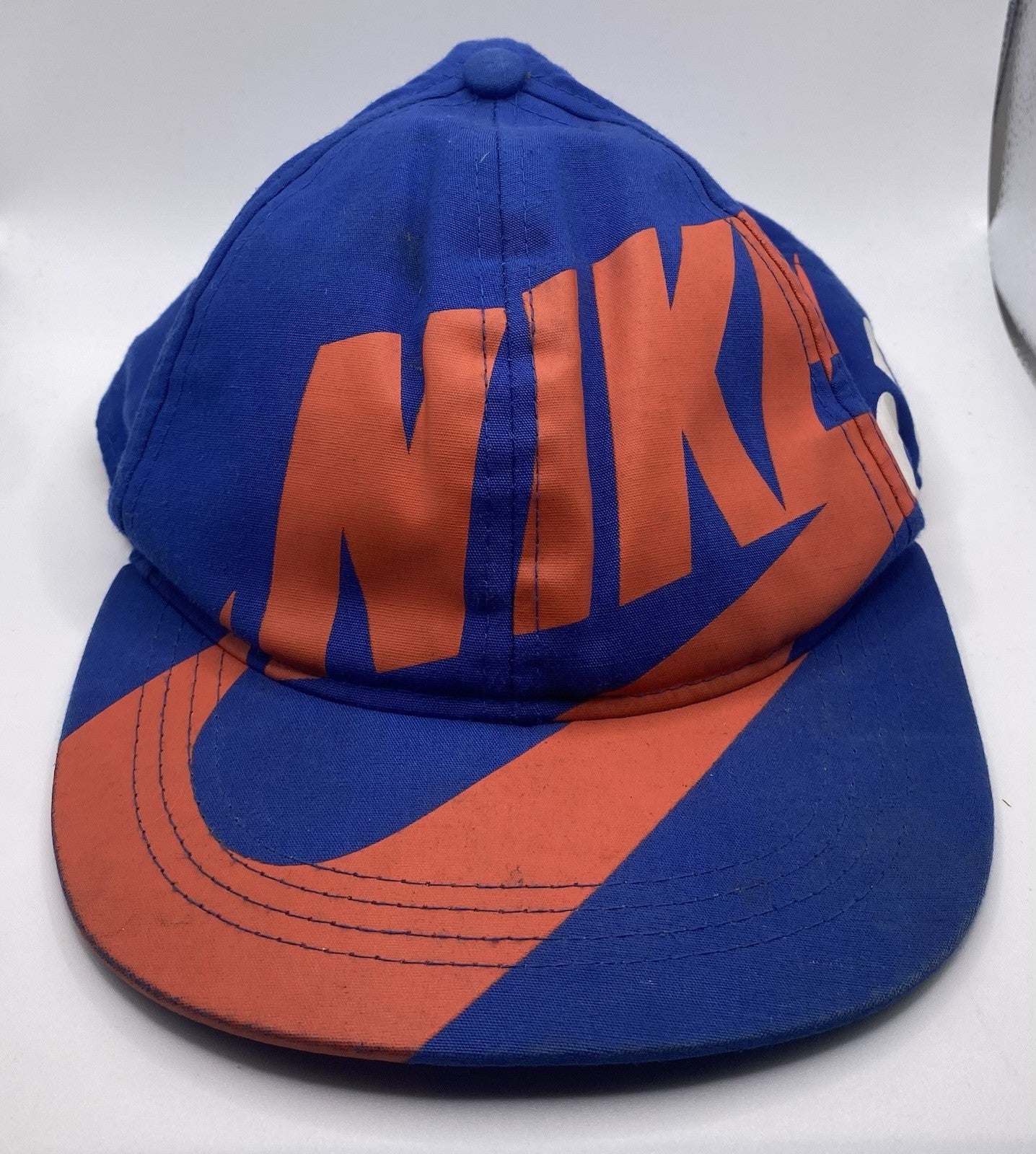 NIKE SB YOUTH BLUE & ORANGE SKATE CAP 