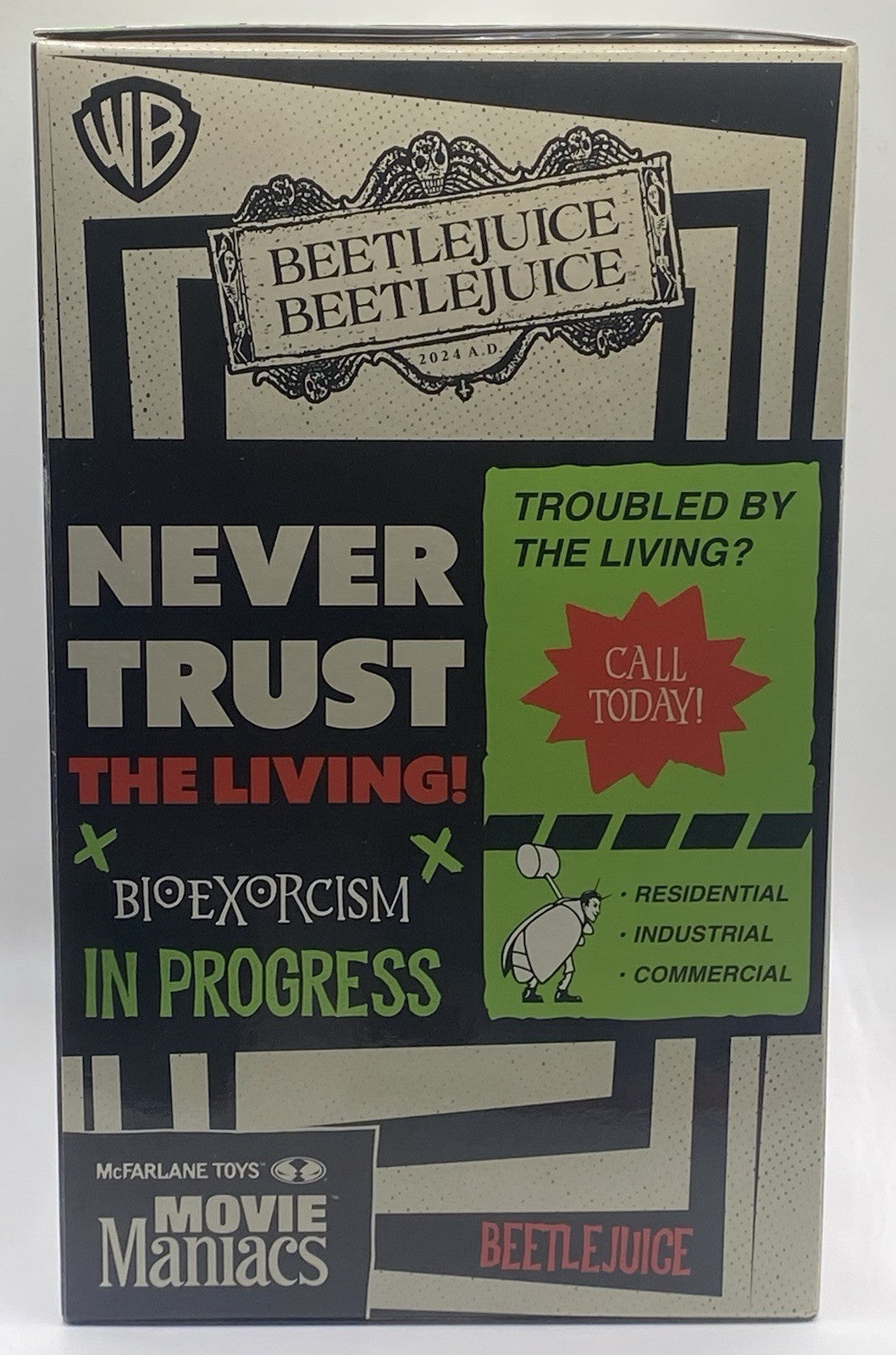 McFarlane Movie Maniacs Beetlejuice 2 Beetlejuice 2 6in Posed NEW!