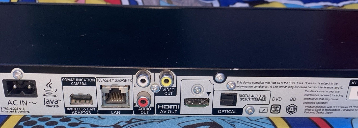 Panasonic DMP-BDT110 3D Blu-Ray Player TESTED STILL WORKS !