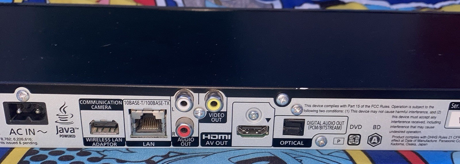Panasonic DMP-BDT110 3D Blu-Ray Player TESTED STILL WORKS !