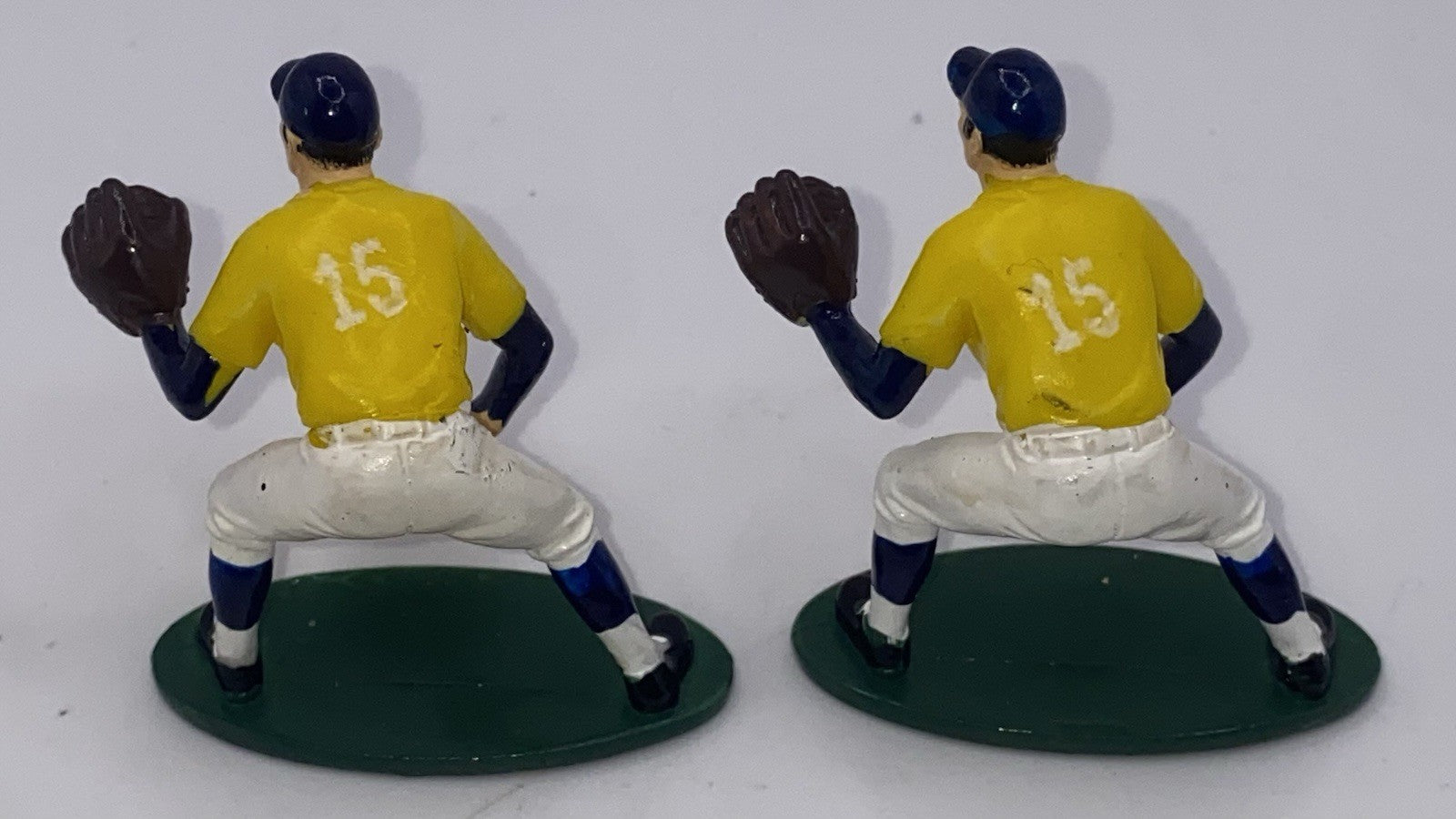 Vintage Lot Of 12 Baseball Players Cake Toppers