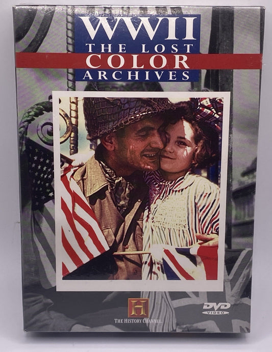 WWII: The Lost Color Archives (DVD, 2000, 2-Disc Set VOL1 & 2) New Sealed !