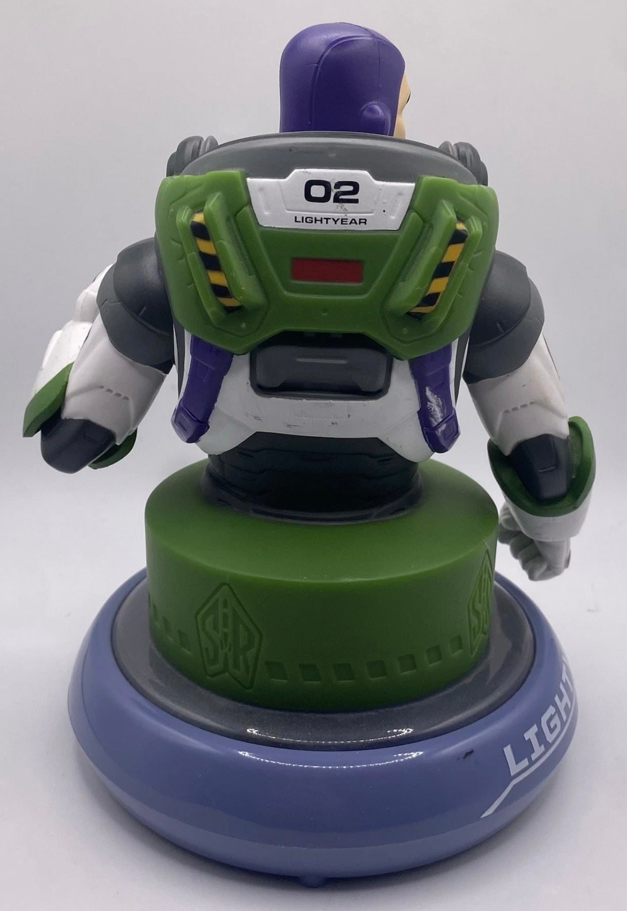 Disney Pixar Toy Story Buzz Lightyear Night Light 8" 2019 Works Green Purple