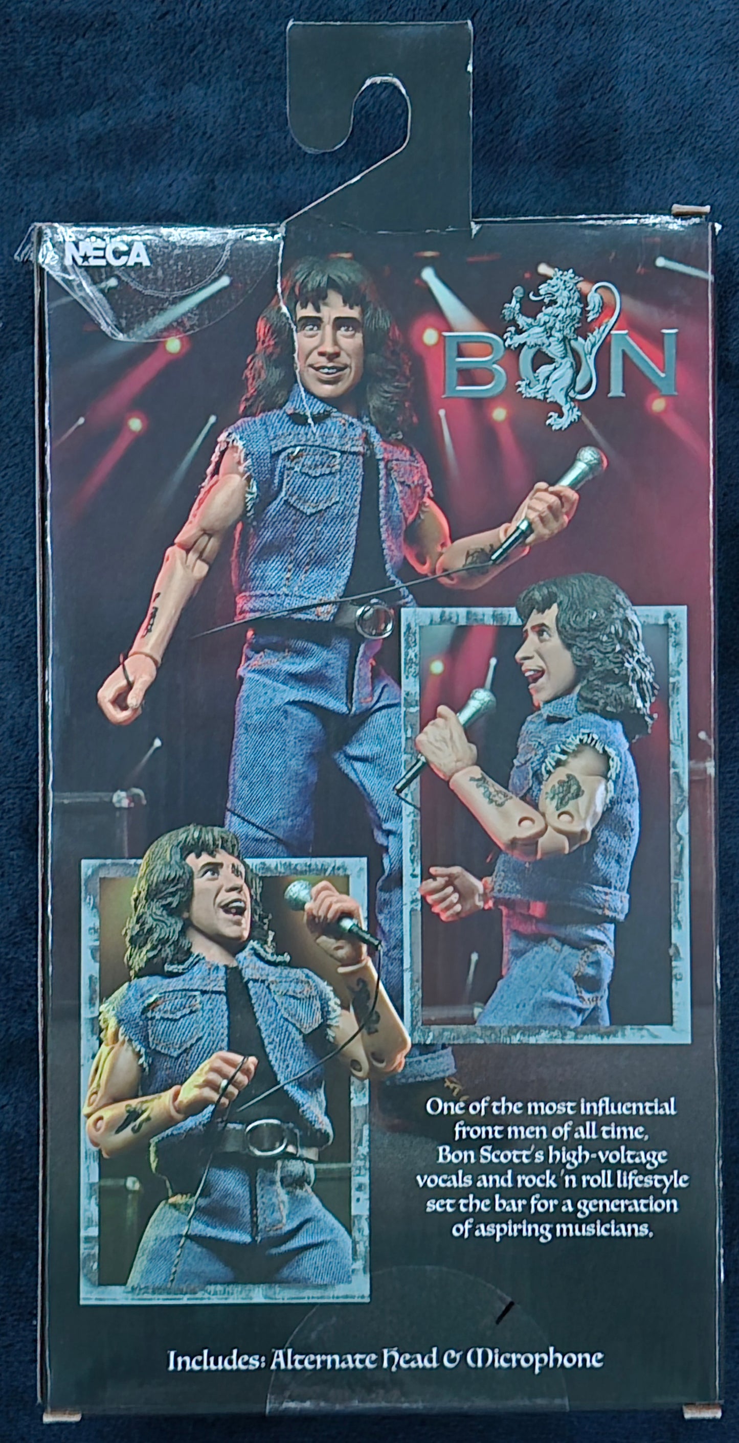 Bon Scott 8" Figure AC/DC Music Icons Edition – Highway to Hell Collectible NECA